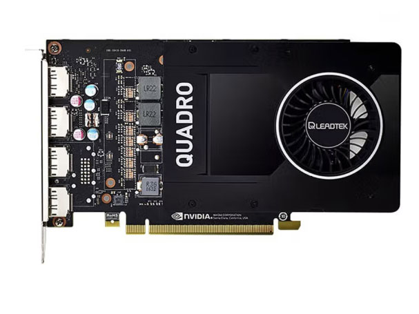 英伟达（NVIDIA） 工作站显卡PCIe 适用各品牌主机 P2000 5G显卡(DP*4) 工包