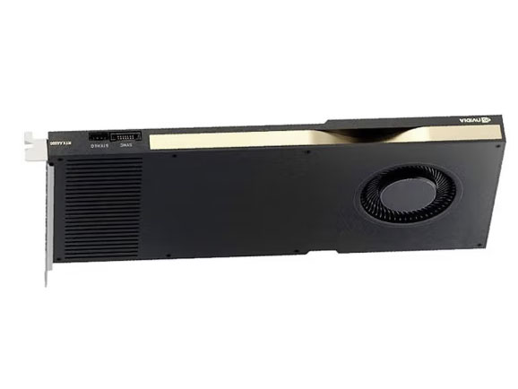 英伟达（NVIDIA）多屏平面制图设计专业图形显卡 台机工作站显卡 RTX A4000 16G 4*DP 工包