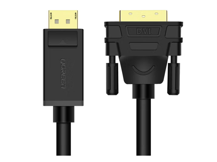  绿联（UGREEN）DP转DVI转换线 Displayport转DVI公对公高清转接头 电脑接显示器投影仪连接线 1.5米