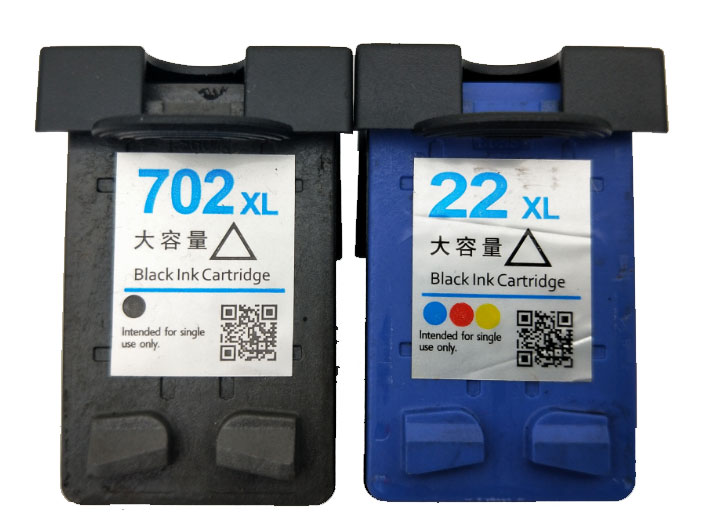 优彩仕702xl 黑色 22xl 彩色 大容量墨盒
