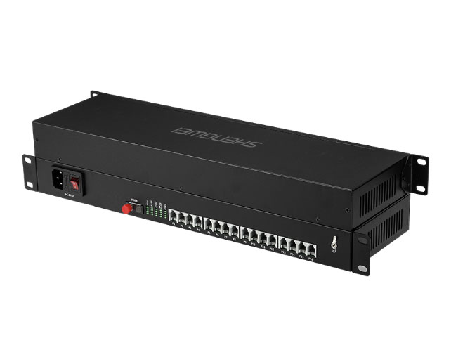 胜为  BGDJ1600 数字电话光端机PCM语音光端机电话光纤收发器电话延长器16路电话光端机FC接口一对