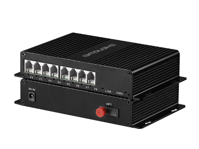 胜为  BGDJ0800 数字电话光端机PCM语音光端机电话光纤收发器电话延长器8路电话光端机FC接口一对