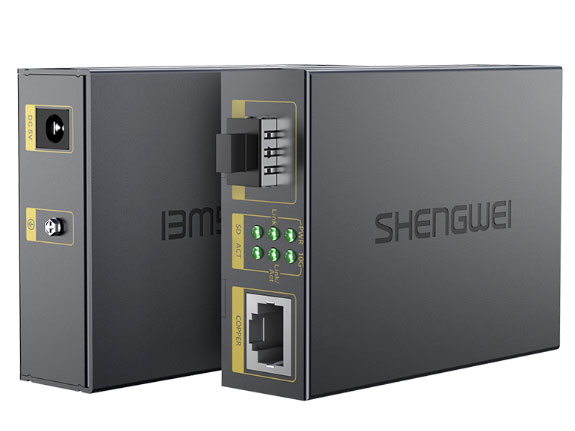 胜为  FC-212AB+ 万兆光纤收发器 SFP+光电转换器 电信级不含光模块 一对