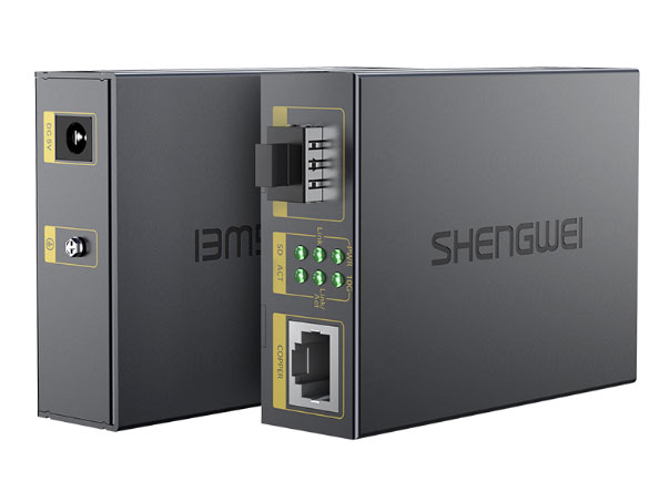 胜为  FC-212AB 千兆光纤收发器 SFP光电转换器 电信级不含光模块 一对