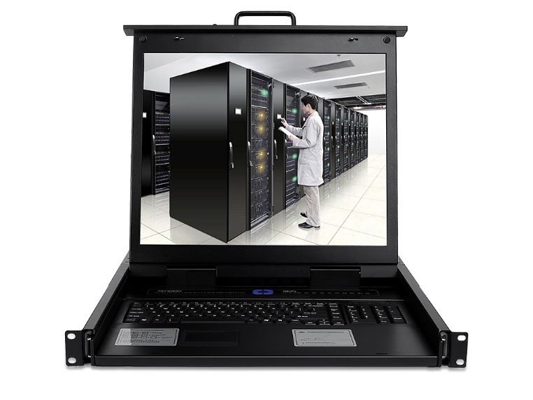 胜为  KS-1916LCD KVM切换器16口 带19英寸LCD显示器配VGA接口线 16进1出电脑转换器鼠标键盘