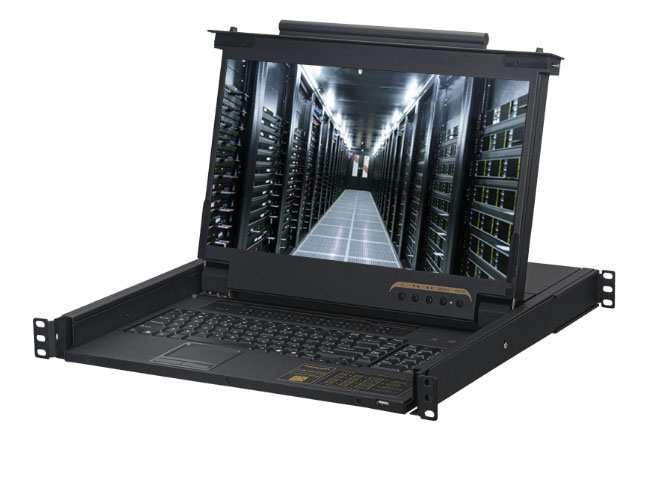 胜为  KS-2716L 数字KVM切换器16口 17.3英寸高清宽屏LCD显示器配VGA线 16进一出机架式电脑转换器
