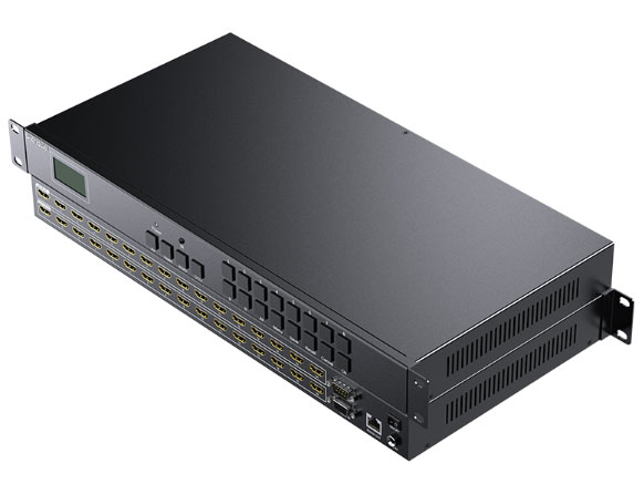 胜为  DHD10404 HDMI矩阵切换器4进4出 1080P音视频同步高清会议矩阵切换器 拼接屏控制器 机架式