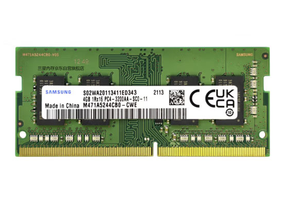 三星 SAMSUNG 笔记本内存条 4G DDR4 3200频率
