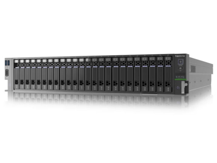 宁畅（Nettrix）R620-G40服务器国产2U双路机架式服务器主机  至强4310/64G/1.2T 10K硬盘*3块/RAID5/550W单电导轨
