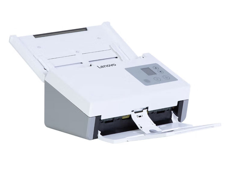 联想（Lenovo）国产扫描仪信创四期目录GSS500 A4幅面高速馈纸式高清扫描仪50页100面自动双面扫描