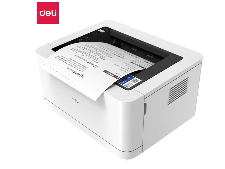 得力（deli） P2000D  黑白激光打印机 家用办公商用打印机家庭作业资料文件打印 漫游打印 大容量硒鼓 单打印激光机 双面 USB 