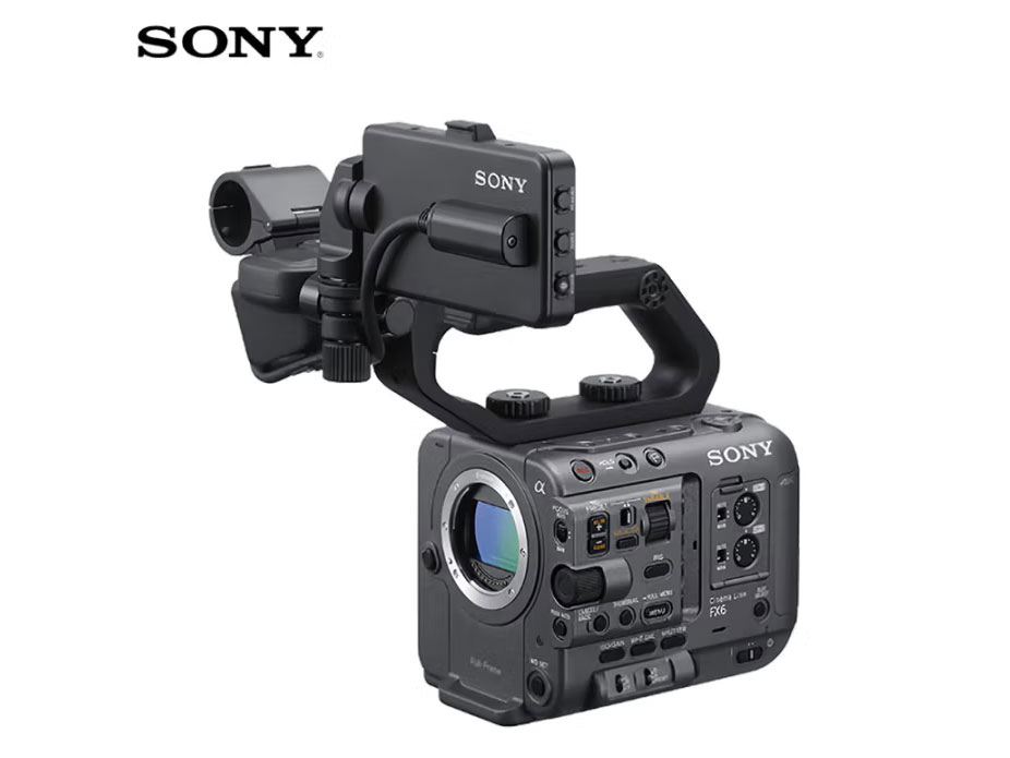 索尼（SONY）ILME-FX6全画幅电影摄影机FX6V 便携式专业手持摄录一体机 超级慢动作电影拍摄高清4K摄像机