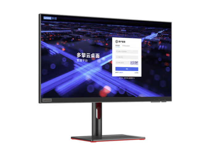 联想（Lenovo）商用台式一体机电脑ECC-A807云终端23.8英寸(12代I5-12400 16G 512G SSD WIFI 集显) 
