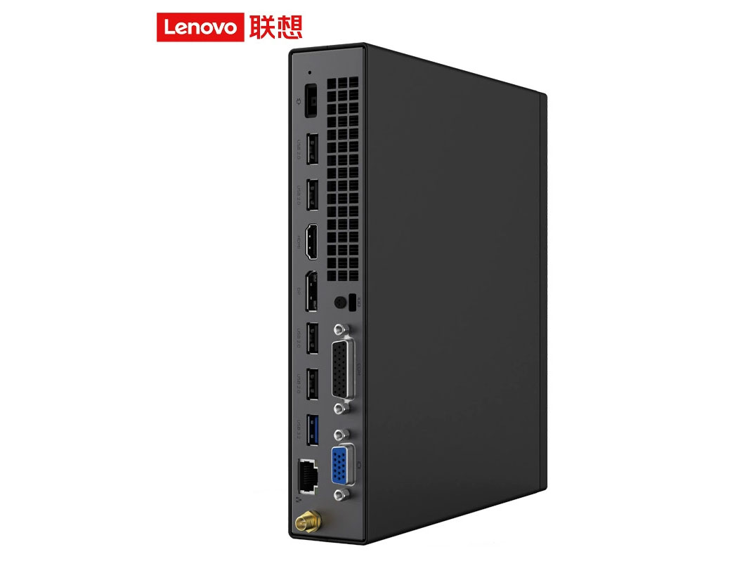 联想慧天ECC-T400 迷你工控机银行财务办公台式电脑