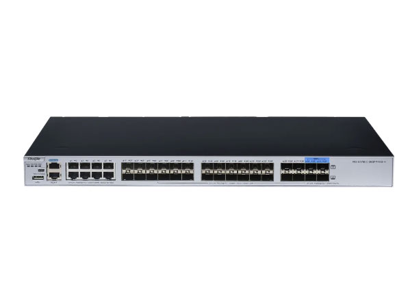 锐捷（Ruijie） RG-S5750C-28SFP4XS-H  28口千兆光企业级核心汇聚交换机，万兆上行，2个扩展槽，