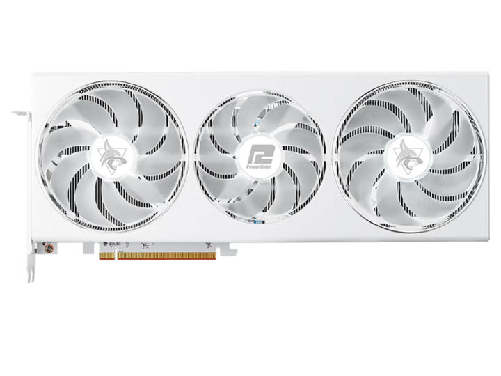 撼讯 RX7800XT  16G 暗黑犬 白色  电脑游戏电竞显卡