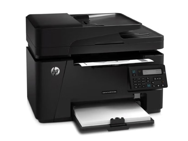 惠普（HP）M128fn A4黑白激光打印机一体机 打印/传真/连续批量复印扫描/有线网络连接/35页输稿器/家用办公