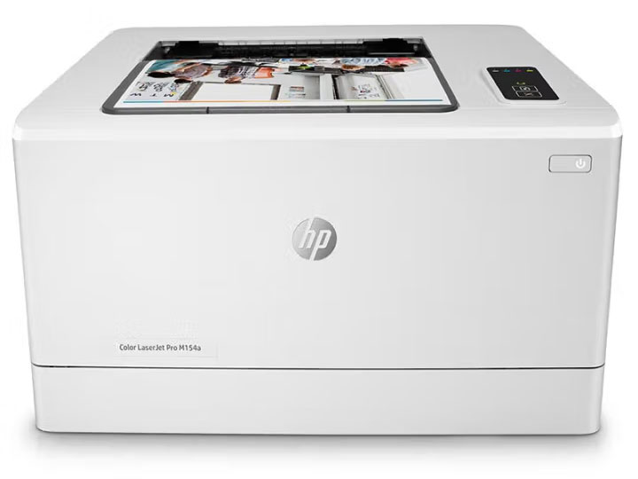惠普（HP）M154a A4彩色激光单功能打印机 小型商用价签打印 家用打卷子打作业 usb连接稳定安全