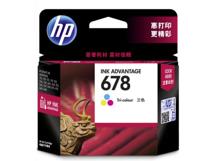 惠普（HP）678原装彩色墨盒 适用hp 1018/2515/1518/4648/3515/2548/2648/3548/4518打印机