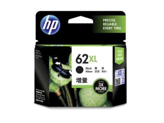  惠普（HP） C2P05AA 62XL 高印量黑色原装墨盒适用于 200 移动打印机；Jet 258 208 移动打印机