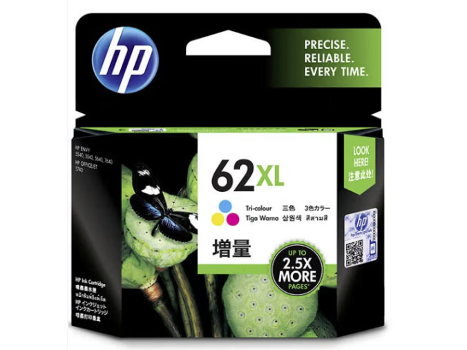 惠普（HP）C2P07AA 62XL 高容量原装彩色墨盒 (适用于HP OfficeJet 200 移动打印机)