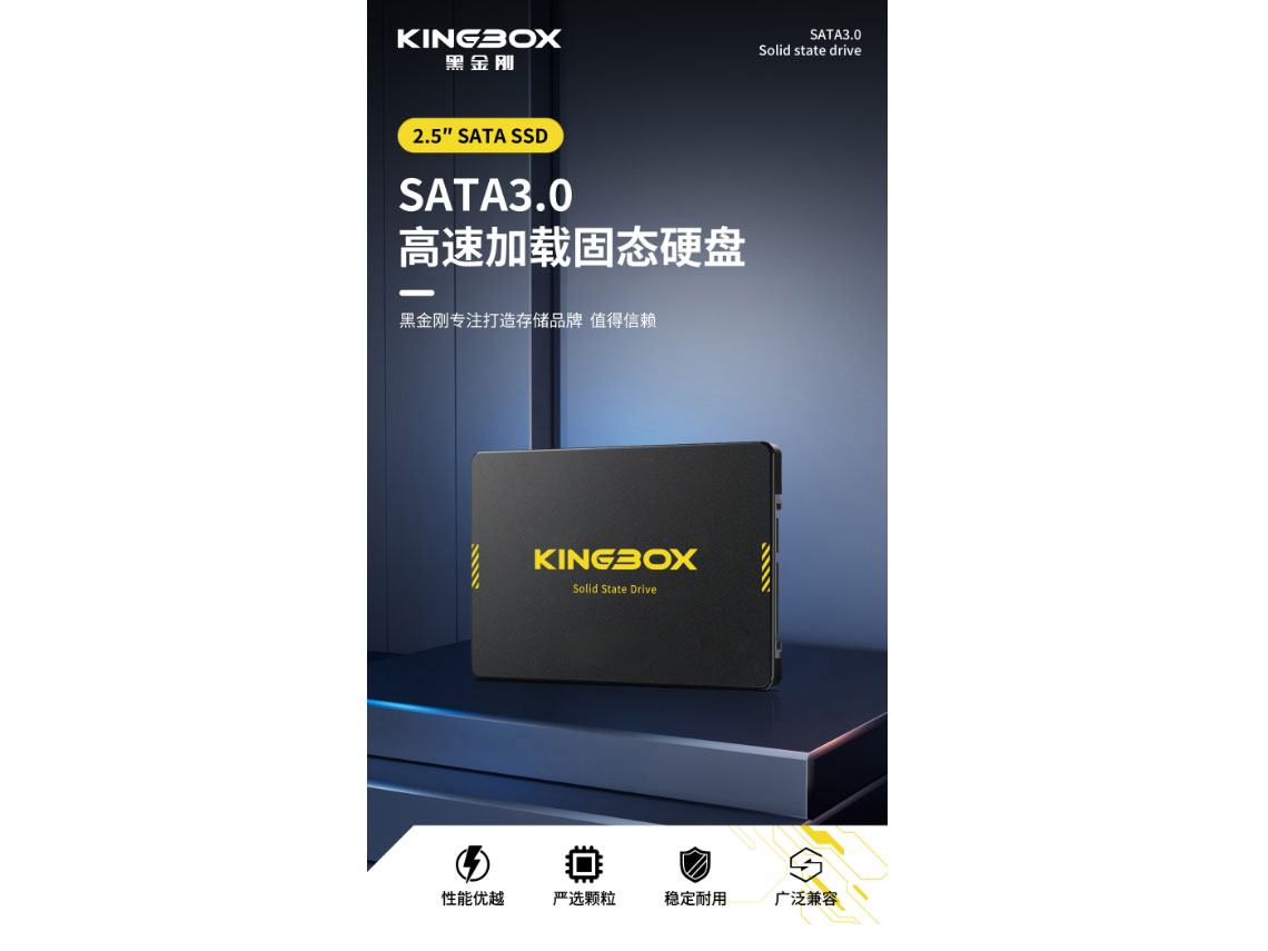 黑金刚  2.5 SATA SSD SATA3.0高速加载固态硬盘