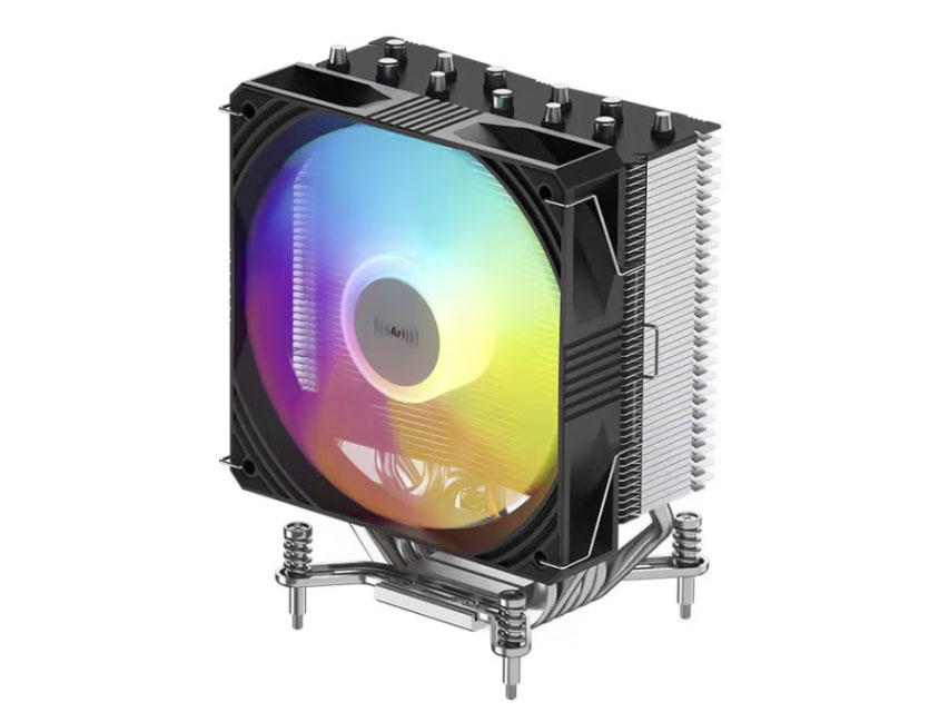 雅浚X600炫光版/X600Pro ARGB版 6铜管塔式CPU风冷散热器 AMD/Intel Intel专用-X600Pro ARGB版-黑