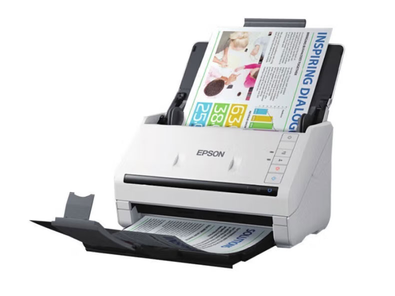 爱普生（EPSON）DS-570WII A4馈纸式高速高清无线Wifi办公彩色文档扫描仪 支持国产系统 扫描生成OFD格式