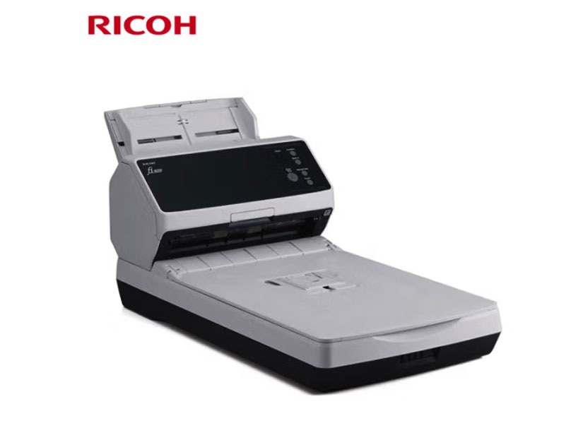 理光（Ricoh）fi-8270 A4彩色高清自动双面连续扫描馈纸式+平板式网络扫描仪