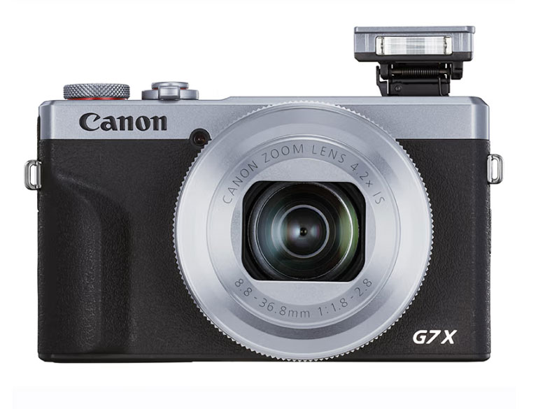 佳能（Canon）PowerShot G7 X Mark III G7X3 数码相机银色 （约2010万像素/平滑皮肤模式/4K视频拍摄）