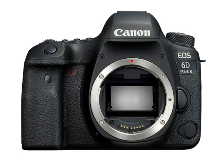 佳能（Canon）EOS 6D Mark II 6D2全画幅 专业单反相机 单机身 （约2620万像素/4K延时视频短片）
