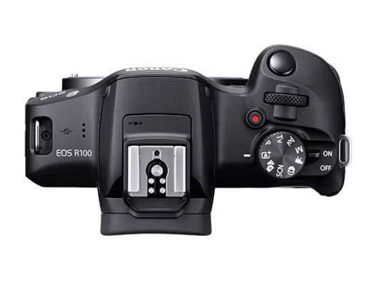 佳能（Canon）EOS R100 小型便捷微单数码相机 4K Vlog高清视频家用旅游美颜照相机 18-45mm套机 旅行畅玩套