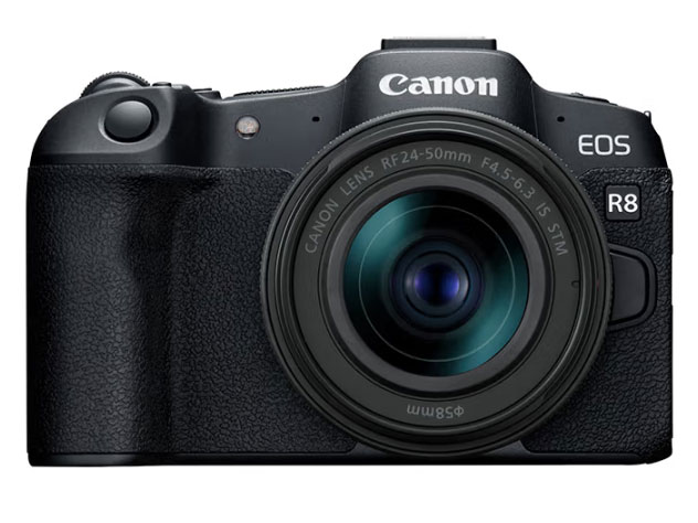 佳能（Canon）EOS R8 全画幅微单数码相机 RF24-50镜头套装（约2420万像素/小型轻量）