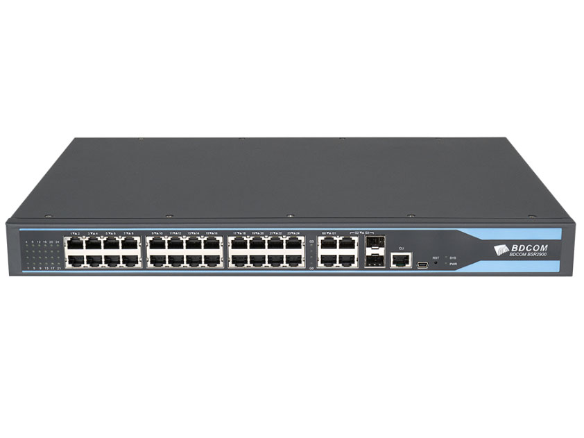 博达  BDCOM BSR2900-24G 多业务边缘路由器