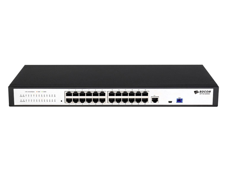博达  BDCOM GP1702-24GM 干兆 MDU  多业务融合性网络推出的智能化ONU终端产品