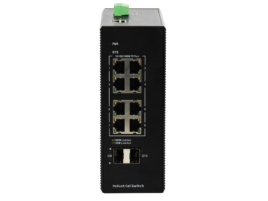 博达  BDCOM IES200-V25-2S8P 全千兆管理型工业交换机