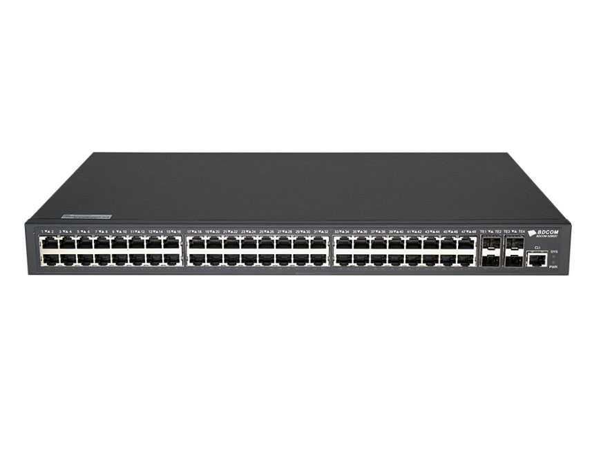 博达  BDCOM IES200-5048G-4X三层万兆工业交换机