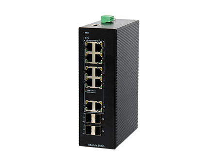 博达  BDCOM IES200-V25-4S10T 全千兆管理型工业交换机