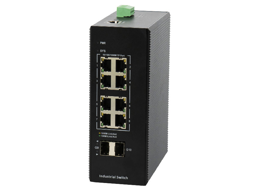博达  BDCOM IES200-V25-2S8T 全千兆管理型工业交换机