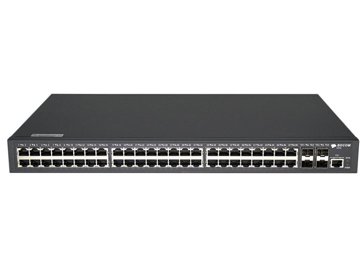 博达  BDCOM S2900-48T4X万兆准三层交换机