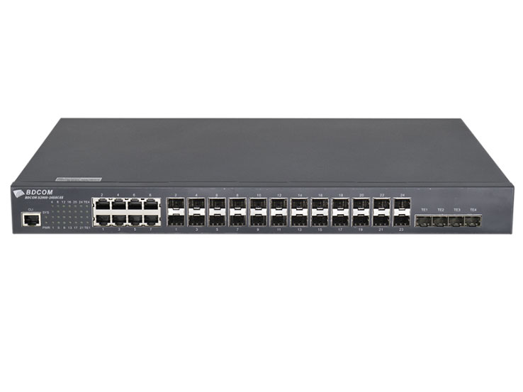 博达  BDCOM S2900-24S8C4X运营级万兆三层交换机