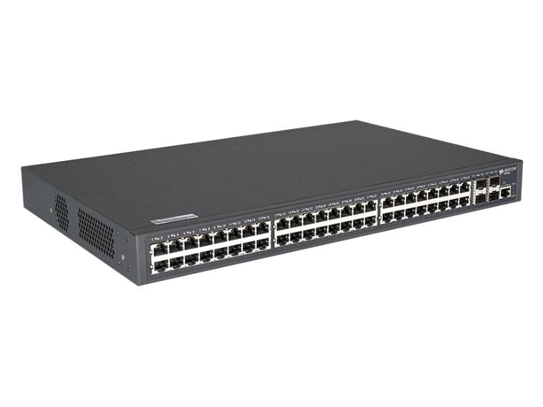 博达 BDCOM S2900-48T4X万兆三层交换机