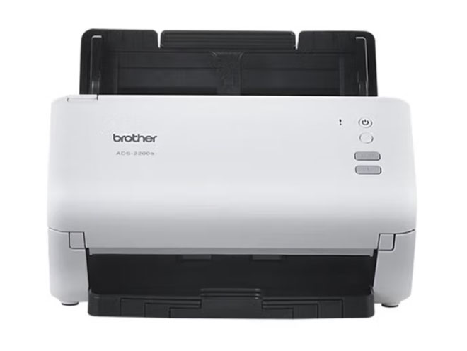 兄弟（brother）ADS-2200E高速扫描仪馈纸式双面扫描 发票扫描 40ppm(支持U盘扫）