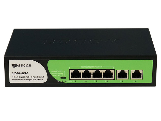 博达  BDCOM S1500-4P2G全千兆非网管交换机
