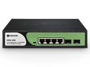 博达  BDCOM S1500-4P2S非网管交换机