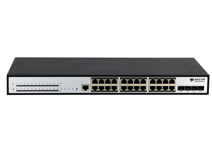 博达  BDCOM S2900-24P4X万兆准三层POE交换机