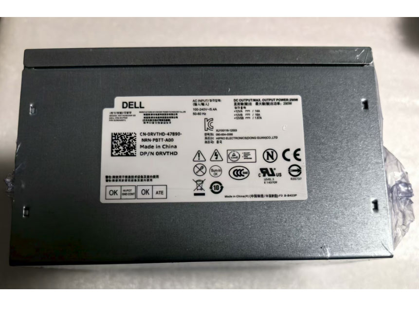 戴尔电源H290AM-00 ATX结构 输出290W 8针+4针 原装全新
