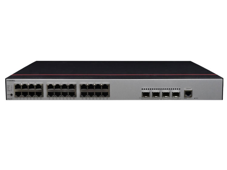 华为  FutureMatrix S500-24T4S 核心交换机 | 三层 | 全管理 | 交换容量336Gbps/3.36Tbps | 转发性能96Mpps/126Mpps | 24千兆电+4个千兆光 | 监控600台 | 带机量1200人 | 机架式