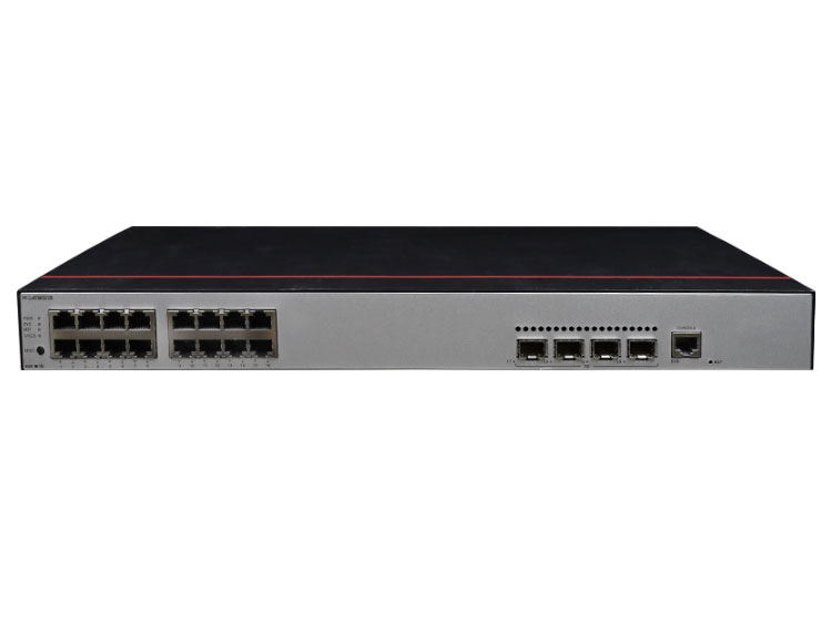 华为  FutureMatrix S500-16T4S 核心交换机 | 三层 | 全管理 | 交换容量336Gbps/3.36Tbps | 转发性能84Mpps/114Mpps | 16千兆电+4个千兆光 | 监控600台 | 带机量1200人 | 机架式