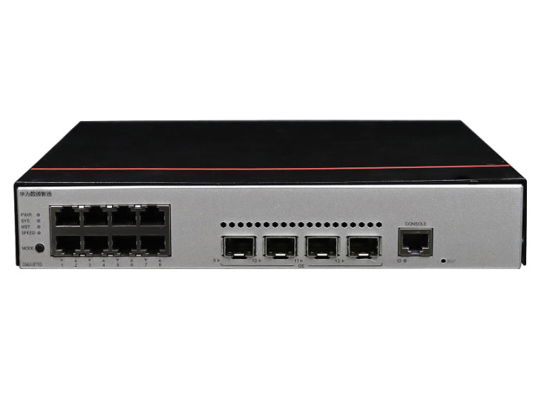 华为  FutureMatrix S500-8T4S 核心交换机 | 三层 | 全管理 | 交换容量336Gbps/3.36Tbps | 转发性能72Mpps/102Mpps | 8个千兆电+4个千兆光 | 监控600台 | 带机量1200人 | 桌面款 